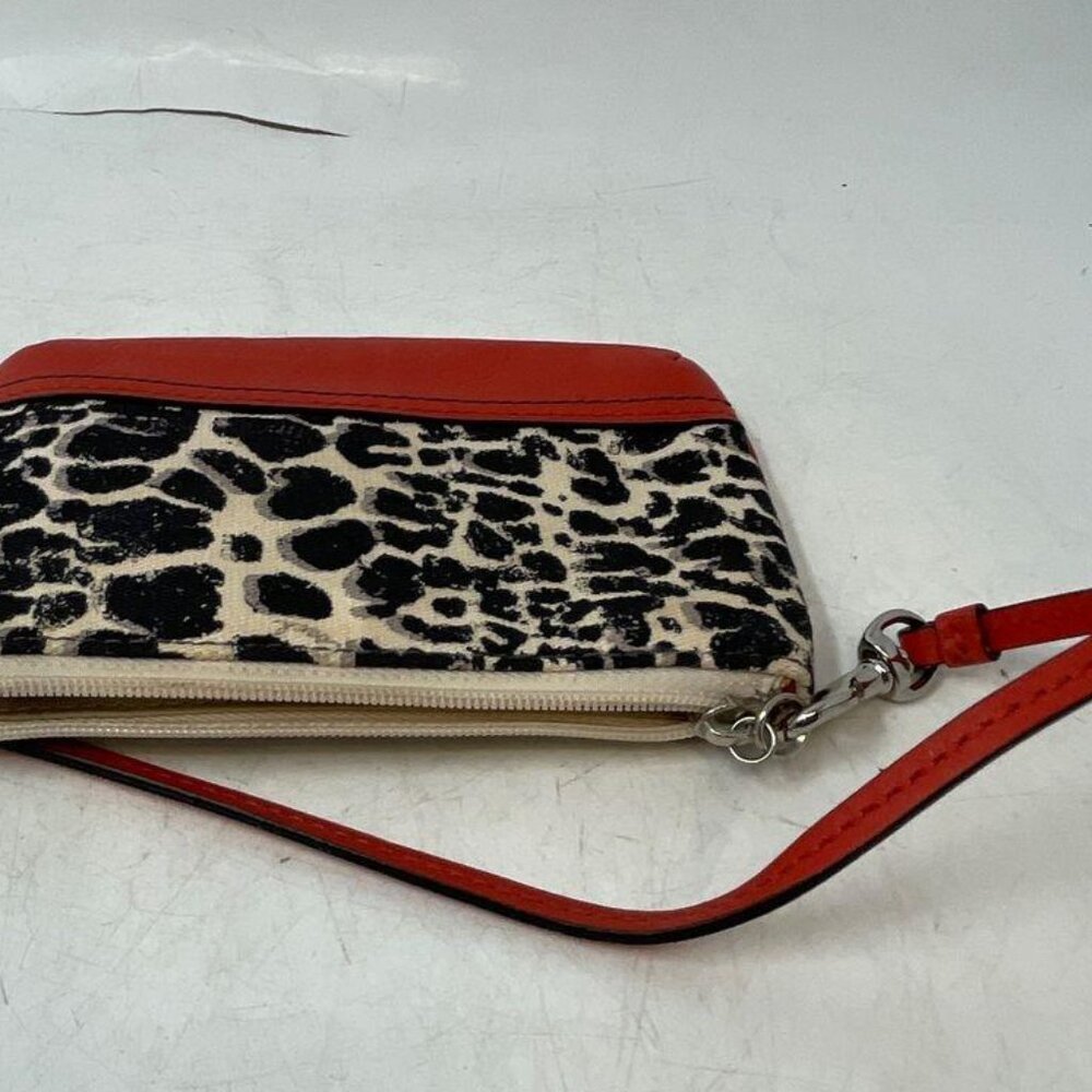 Coach Legacy Ocelot Print Wristlet - Picture 6 of 8